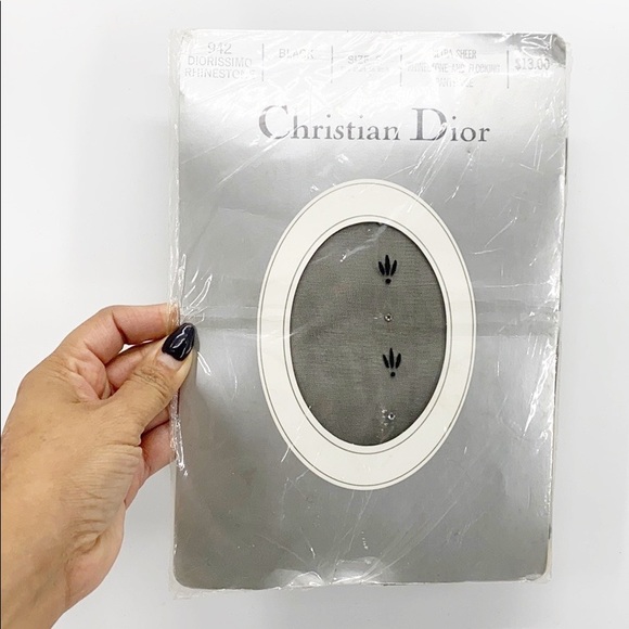Vintage Other - Vintage Christian Dior 942 RHINESTONE pantyhose
